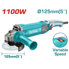 AMOLADORA TOTAL 1100W 125MM