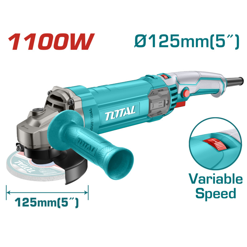 AMOLADORA TOTAL 1100W 125MM
