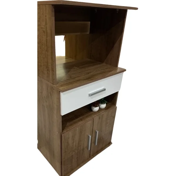 ARMARIO BALCON HORNO/MICROONDAS ASM151 RUSTICO/BLA