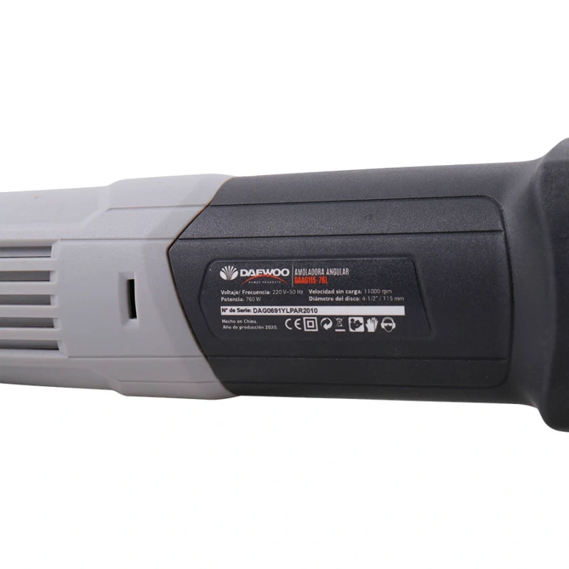 AMOLADORA DAEWOO ANGULAR 115MM 760W