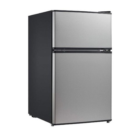 HELADERA FRIGOBAR 2P MIDEA 110L NEGRO SILVER