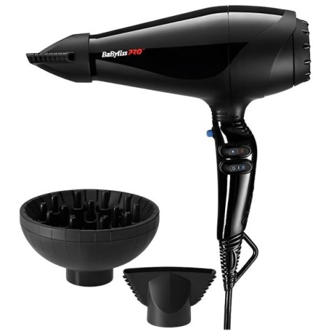 Secador de Pelo BaBylissPro Iónico B6300UZ 2000 W 220v - Negro