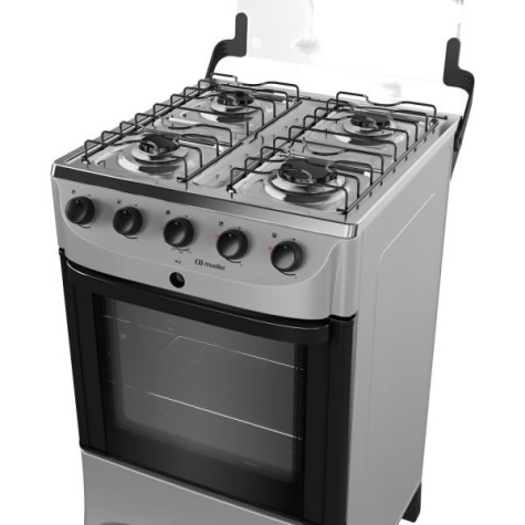 COCINA A GAZ 4H MUELLER MFI4BA TITANIO - MODERATTO