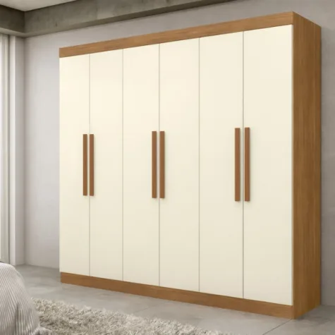 ROPERO 6P MAXEL PARIS MODULADO CINAMOMO OFF WHITE