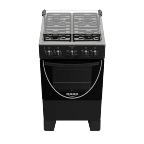 COCINA A GAZ 4H DAKO AMAZONAS NEGRO
