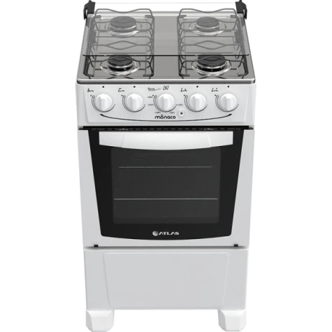 COCINA A GAZ 4H ATLAS MONACO PLUS C/ENCENDIDO BLANCO