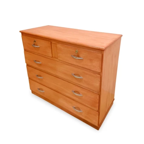COMODA C/CERRADURAS NATURAL 96*118*51