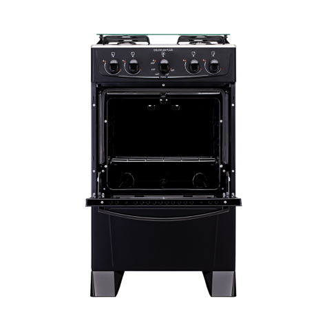 COCINA A GAZ 4H ATLAS COLISEUM PLUS NEGRO