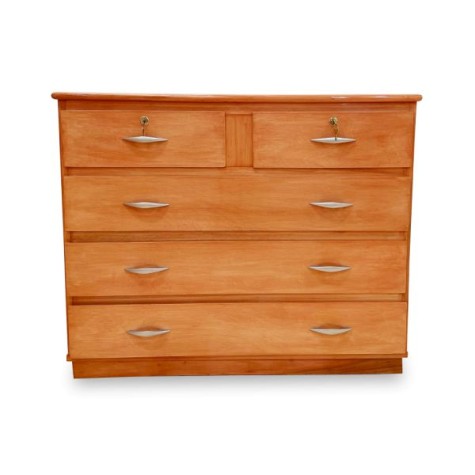 COMODA C/CERRADURAS NATURAL 96*118*51
