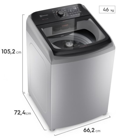 Lavarropas Electrolux LS14Q Automatico Carga Superios 14KG GRIS