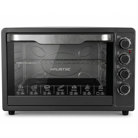 HORNO ELECTRICO HAUSTEC 60L NEGRO
