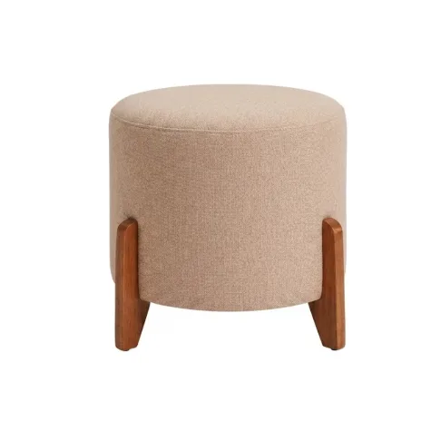 PUFF LC C*PATA DE MADERA BEIGE