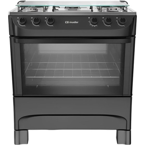 COCINA A GAZ 5H MUELLER MFI5BA MODERATTO NEGRO