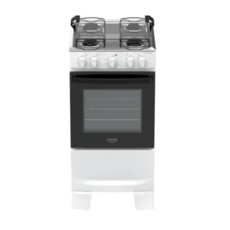 COCINA A GAZ 4H DAKO AMAZONAS BLANCO