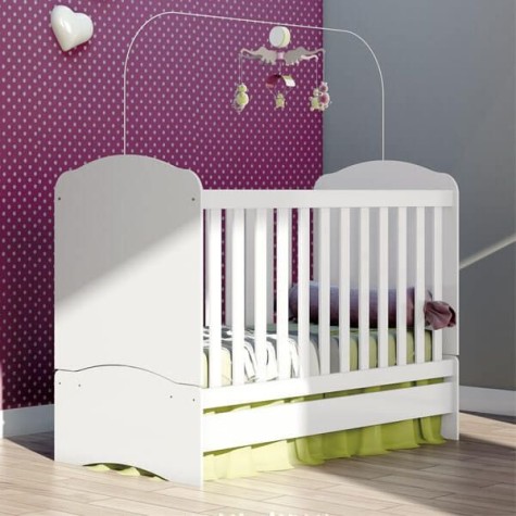 CUNA MINI-CAMA HENN BALA DE MENTA BLANCO