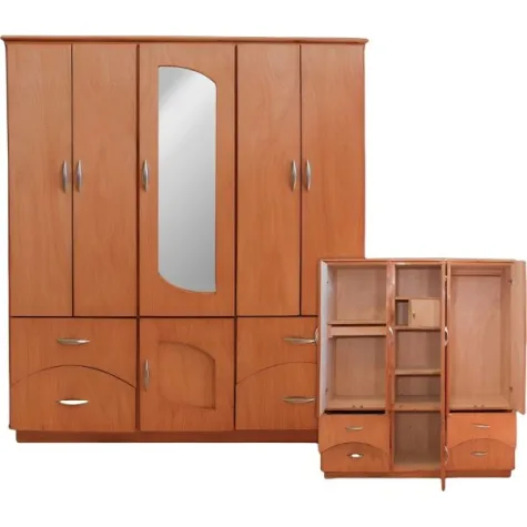 ROPERO PLACARD 5P LINEA LP NATURAL 188*160*55