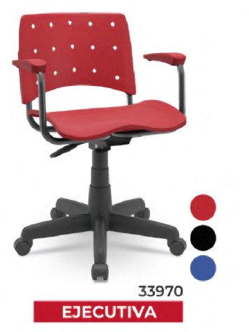 SILLA GIRATORIA ERGOPLAX EJECUTIVA C*BRAZO 33970