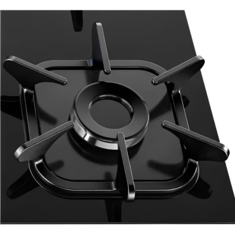 COCINA A GAZ 5H ANAFE MUELLER TRIPLE NEGRO