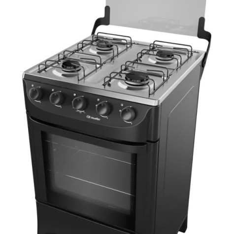 COCINA A GAZ 4H MUELLER MFI4BA NEGRO - MODERATTO
