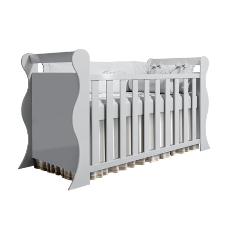 CUNA MINI-CAMA SARA GRIS