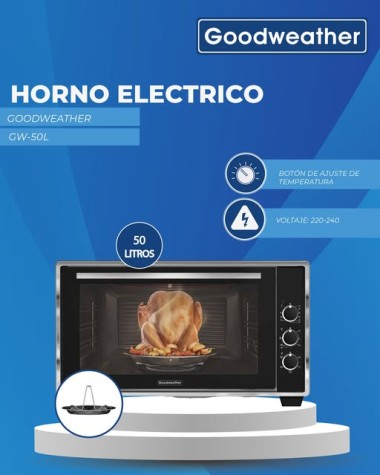 HORNO ELECTRICO GOODWEATHER GW-50L 3EN1
