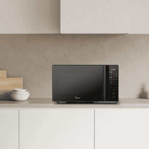 MICROONDAS MIDEA 28L NEGRO VIDRIO ESPEJADO