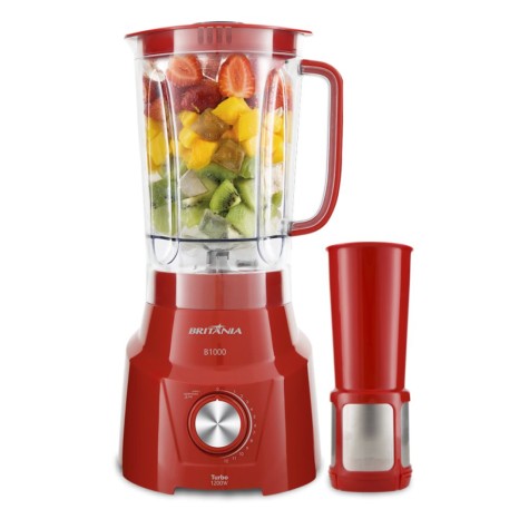 LICUADORA BRITANIA B1000 1200W 12V ROJA