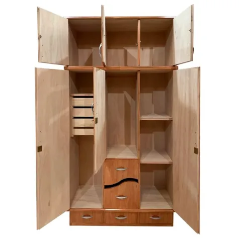 ROPERO PLACARD 3P LINEA LA EE NATURAL 230*130*53