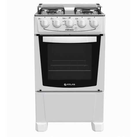 COCINA A GAZ 4H ATLAS MONACO PLUS C/ENCENDIDO BLANCO