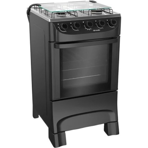 COCINA A GAZ 4H MUELLER MFI4BA NEGRO - MODERATTO