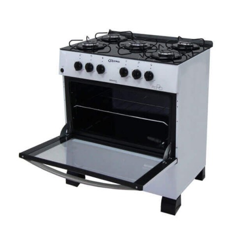 COCINA A GAZ 5H MBARETE ABBATEC BLANCO