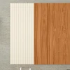 COMBO RACK PANEL WOOD 1.2 CINAMOMO MIEL/PEROLA METALIZ