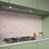 COCINA A GAZ 5H ANAFE FISCHER INFINITY TRIPLE INOX