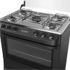 COCINA A GAZ 5H MUELLER MFI5BA MODERATTO NEGRO
