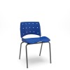 SILLA FIJA SLIM ERGOPLAX AZUL