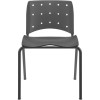 SILLA FIJA SLIM  ERGOPLAX NEGRO