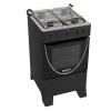 COCINA A GAZ 4H DAKO AMAZONAS NEGRO