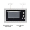 HORNO ELECTRICO FISCHER EMPOTRAR 44L FIT LINE BLANCO
