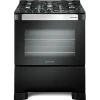 COCINA A GAZ 5H MUELLER DECORATTO VETRO GOURMET NEGRO