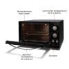 HORNO ELECTRICO FISCHER FIT 44L NEGRO
