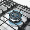 COCINA A GAZ 5H MUELLER DECORATTO MESADA INOX NEGRO