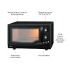 HORNO ELECTRICO FISCHER GOURMET GRILL NEGRO