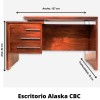 MESA ESCRITORIO ALASKA NOGAL