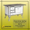 COCINA A LEÑA MAESTRO N2 BLANCO