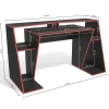 MESA GAMER KAPP 145CM L101PRVM NEGRO-ROJO
