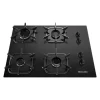 COCINA A GAZ 4H ANAFE MUELLER NEGRO