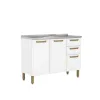 ARMARIO BERTOLINI COLORS BLANCO BALCON 105CM 2C C/PILETA
