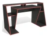 MESA GAMER KAPP 145CM L101PRVM NEGRO-ROJO